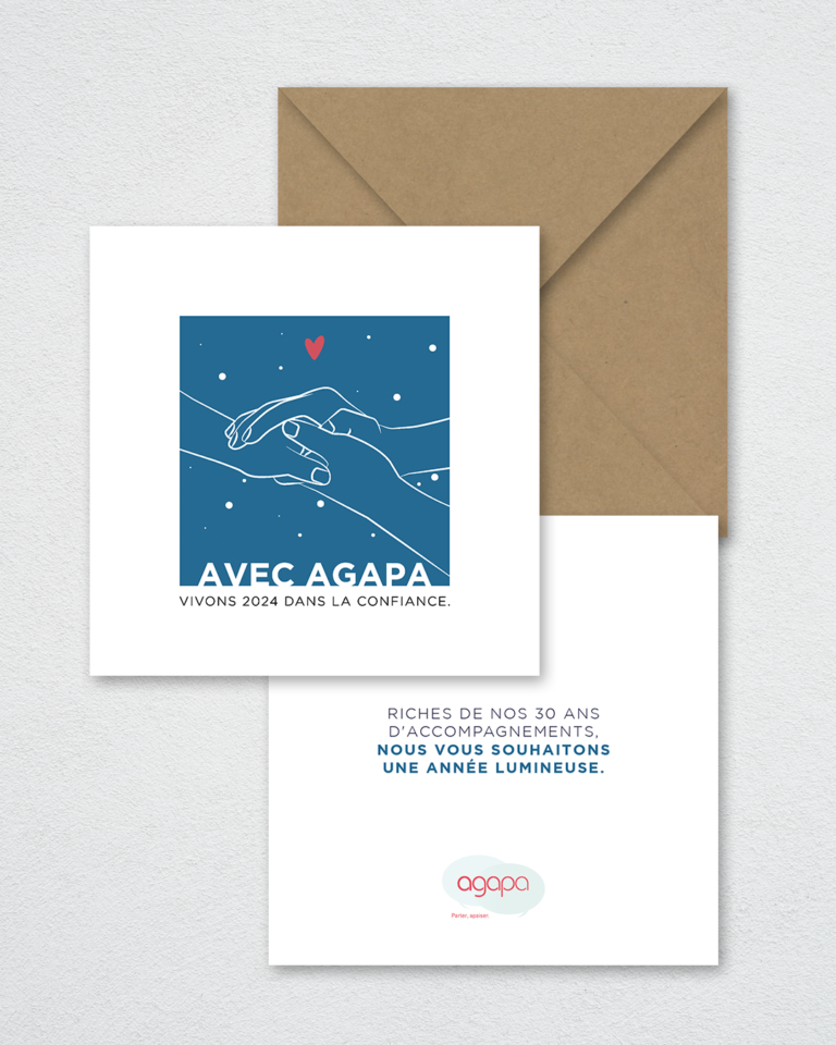 carte de voeux association Agapa